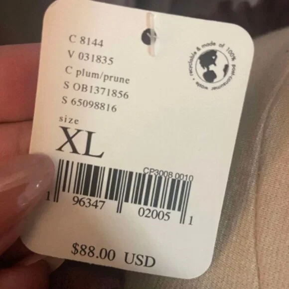 Free People, Kiss And Tell Mini Dress. Colour: Plum/Prune. Size: XL NWOT - Picture 4 of 5